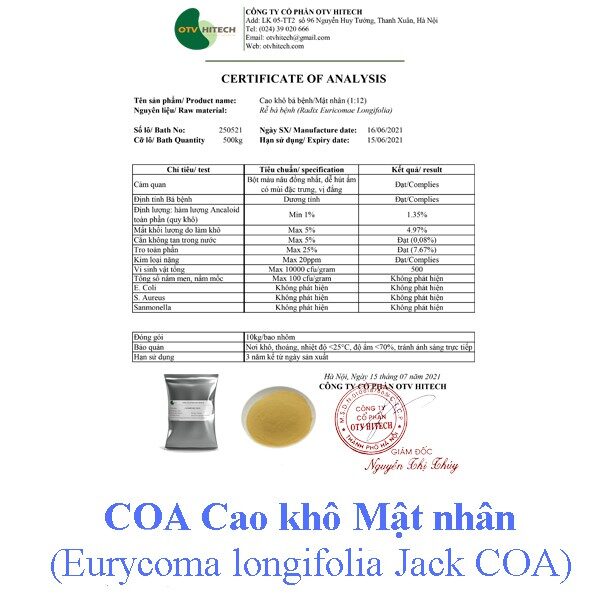 Cao khô Mật Nhân, Bá Bệnh OTV (7)